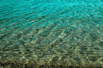 Naklejka na ściany i meble Rough Sea Cagliari Sardinia Tourism Vacation Photo