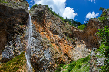 Rinka Falls is a waterfall in the Logar Valley, northern Slovenia