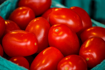Cherry tomatoes ready for sale.