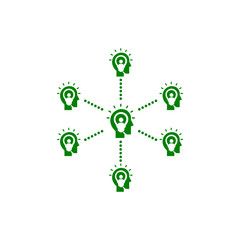 business team, creative team, lady team , group work , members, business creative team green color  icon