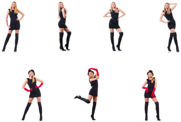 Beautiful woman wearing topboots