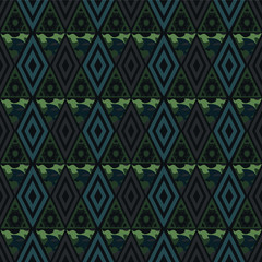 Triangular funky seamless pattern