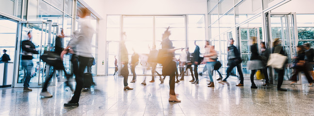 large crowd of anonymous people at a airport