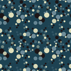 Celebration confetti seamless pattern