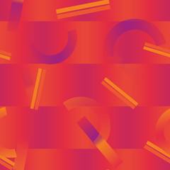Geometric shapes gradients seamless pattern