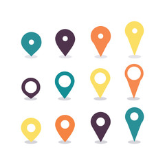 pointers in flat style