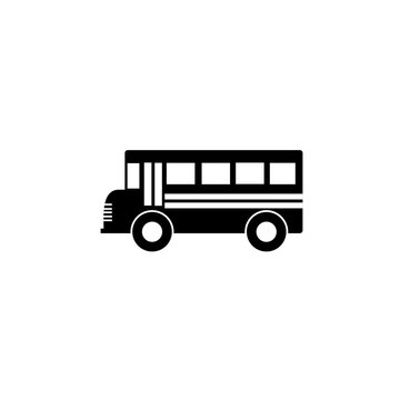 school bus icon logo