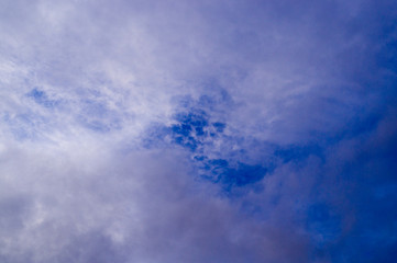 gray heavy rainy clouds at summer. background, weather.