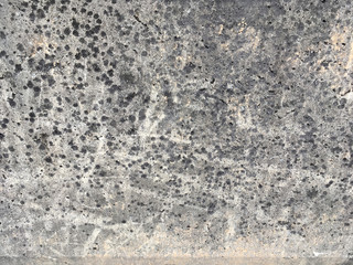 pocked concrete