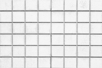 White brick wall texture and background seamless