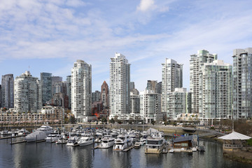 Fototapeta na wymiar Vancouver cityskyoe image.