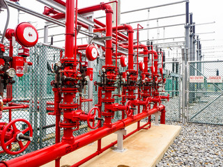 Firefighting systems in power plant.