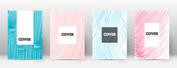 Cover page design template. Hipster brochure layou