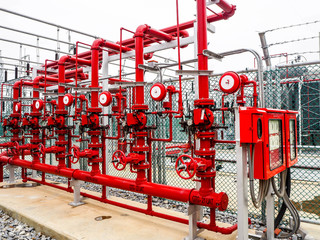 Firefighting systems in power plant.
