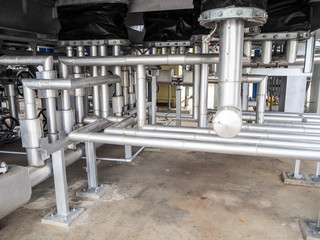 Piping and insulation of steam in boiler systems for industrial zone in Combined-Cycle Co-Generation Power Plant