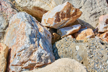 Old stones by the sea.
