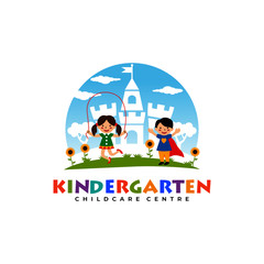 Kids Kindergarten Logo Templates