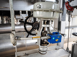 Control valve for control flow and pressure of process condition such water, steam and gas which popular apply to install in industrial, power plant, oil and gas with closed up.