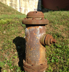 rusty old fire hydrant
