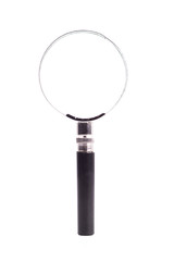Magnifying glass isolated on white background object concept