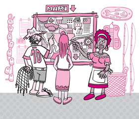 mapa © Birita Illustration