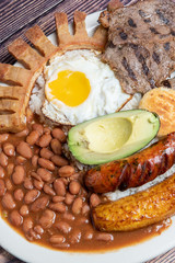 Colombian Bandeja Paisa 
