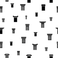 column seamless pattern background icon.