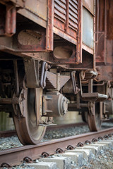 Fototapeta na wymiar Old train details