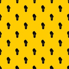Bulb sticker pattern seamless vector repeat geometric yellow for any design
