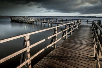 Obraz premium Steg Federsee