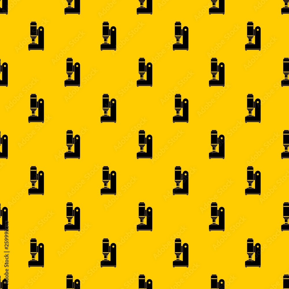 Poster blacksmith automatic hammer pattern seamless vector repeat geometric yellow for any design