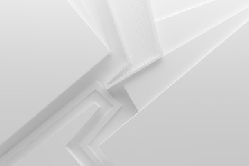 white light 3d graphics background illustration pattern. abstract blank with copy space.