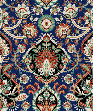 Seamless Pattern : Paisley Style