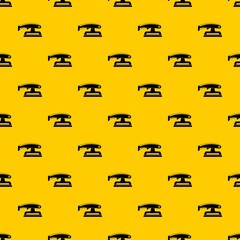 Fret saw pattern seamless vector repeat geometric yellow for any design