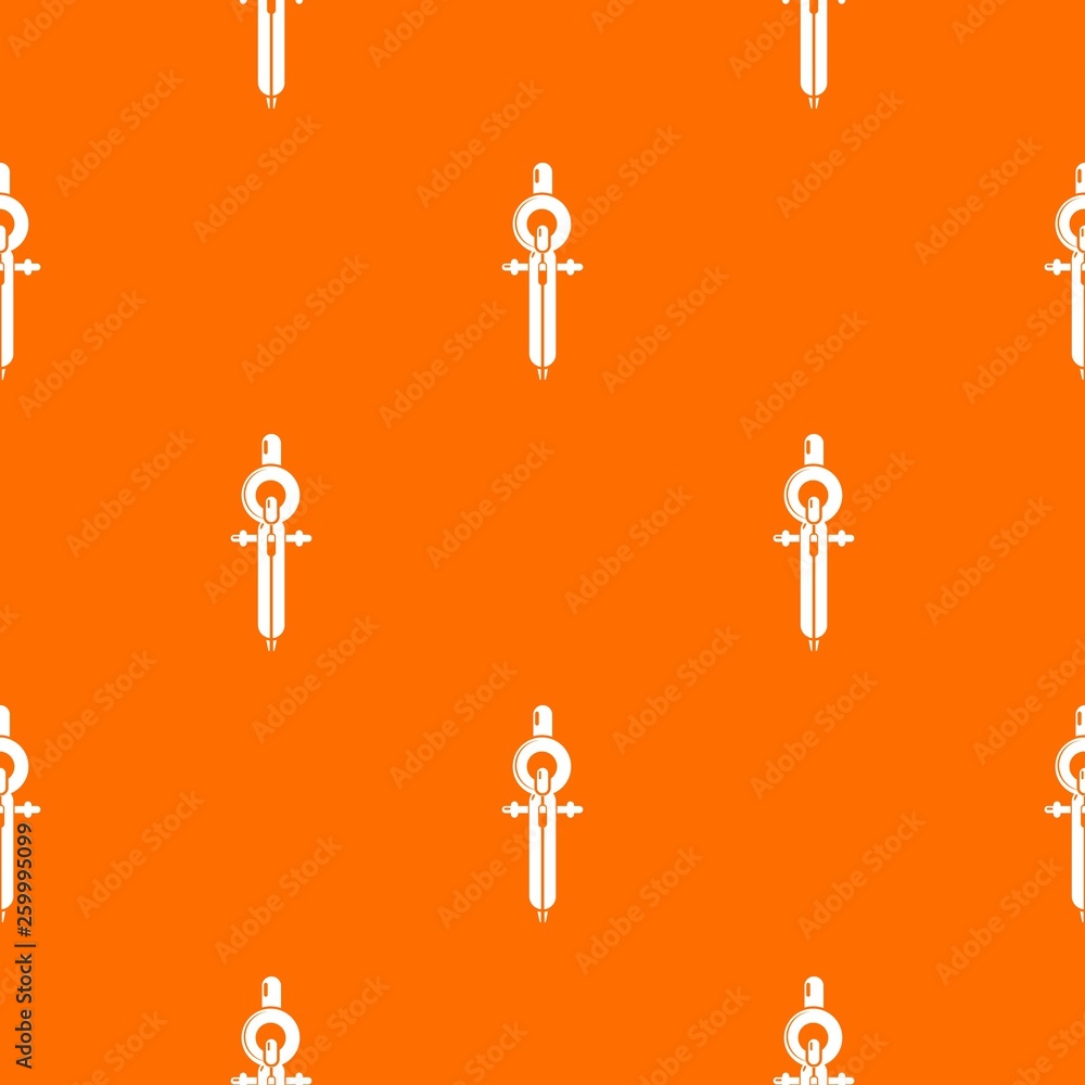 Poster compass pattern vector orange for any web design best