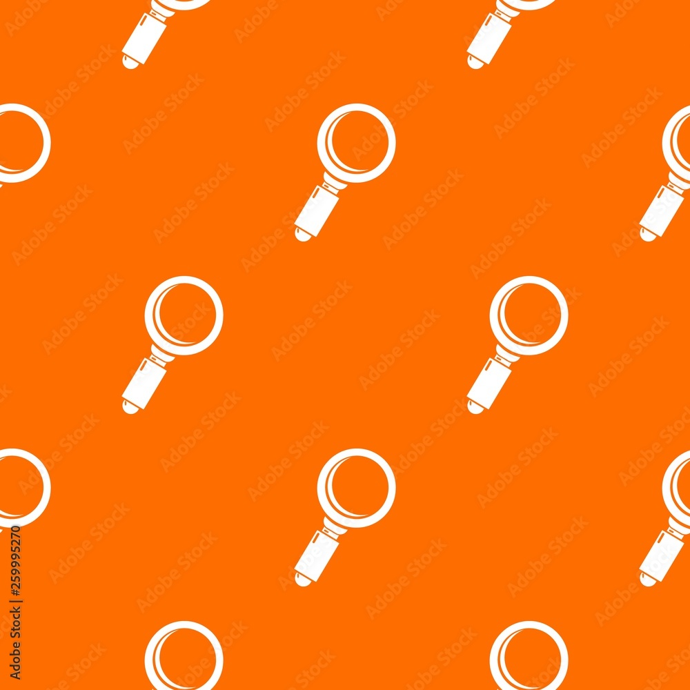 Poster loupe pattern vector orange for any web design best