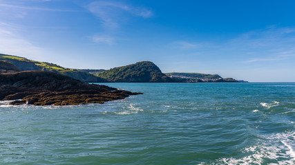 The Bristol Channel coast near Hele Bay, North Devon, England, UK