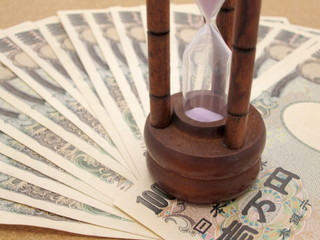 砂時計とお金