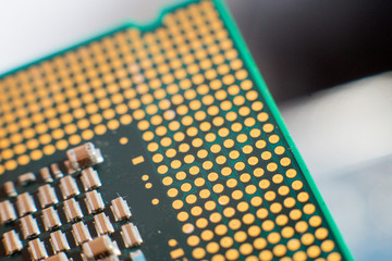 Technology background. Central Computer Processors CPU concept. Motherboard digital chip. Tech...