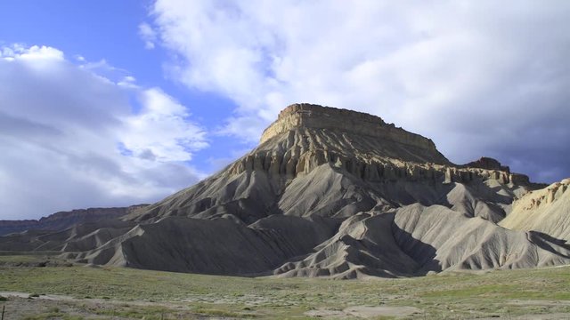 Time Lapse Of Desert Mountain Landscape