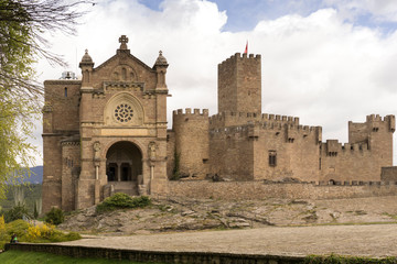 Fototapeta na wymiar Castillo de Javier. Navarra. España