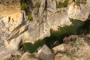Fototapeta premium Rio Irati. Navarra. Foz de Lumbier