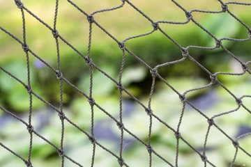 closeup image of sports netting