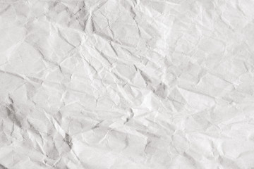 Backgrounf of old crumpled craft package wrapping paper texture