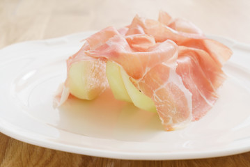 prosciutto with melon