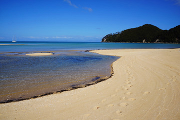 Beautiful bay with clear blue water 