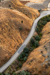 Fototapeta premium Winding road into Queenstown Tasmania
