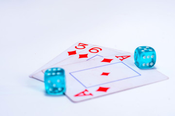 A losing and winning money gambling