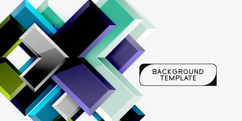 Abstract arrows composition background