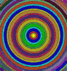 many colored background image of abstract circles